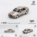MINIGT 1076 In stock 1:64 Mercedes Benz 190 E 2.3 16 #11 Ayrton Senna 1984 Nürburgring Diecast Car Model Collection Toys
