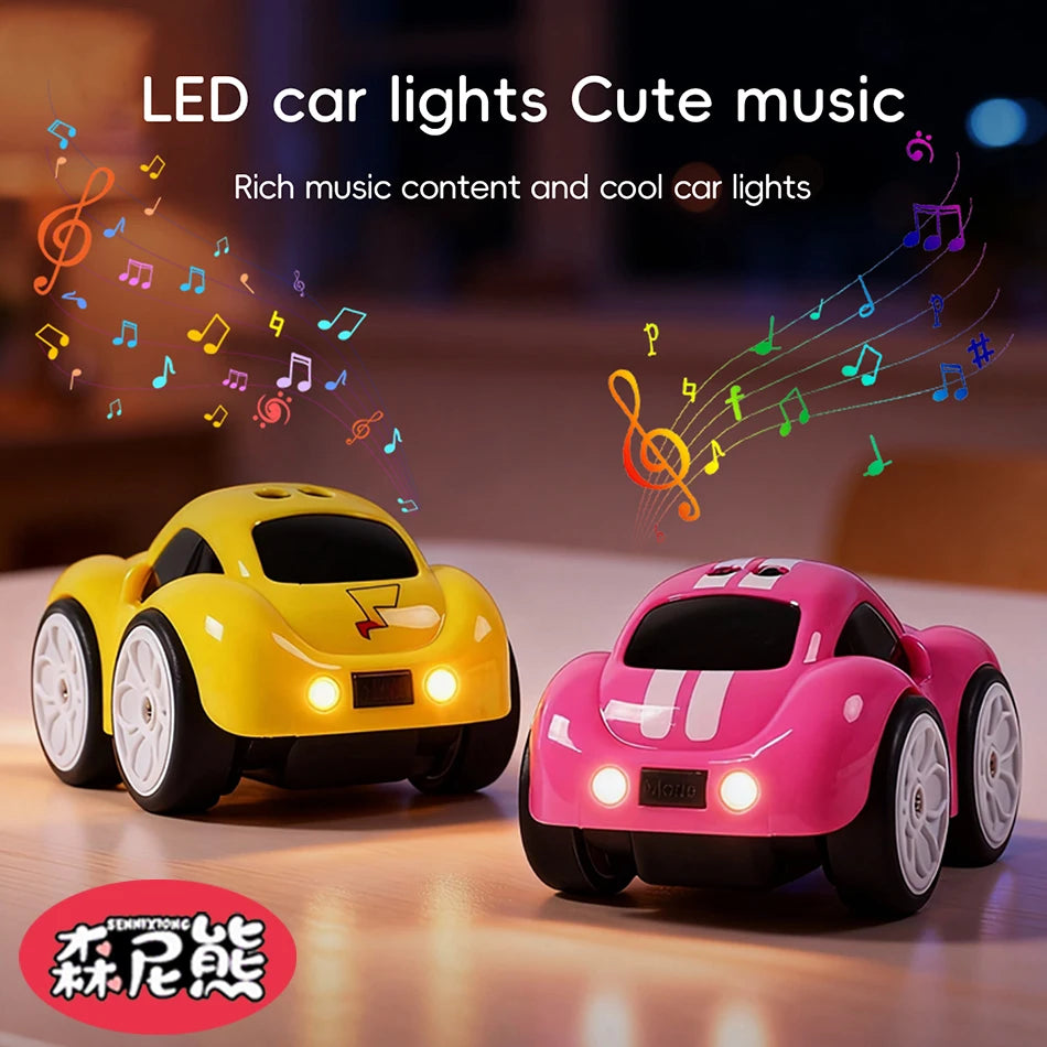 SENNIXONG 5IN1 Mode RC Magic Induction Rail Track Car Electric Vehicle Obstacle Avoidance Line Follow Toy for Children Kid Gift