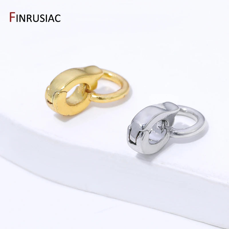 14K Gold Plated Brass Enhancer Pendant Bails Connector for Jewelry Making,Bail for Jewelry,DIY Necklace Bracelet Making Supplies