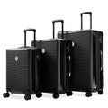3 Piece Set Of Hard Shell Suitcases With Wheels, Light Expandable