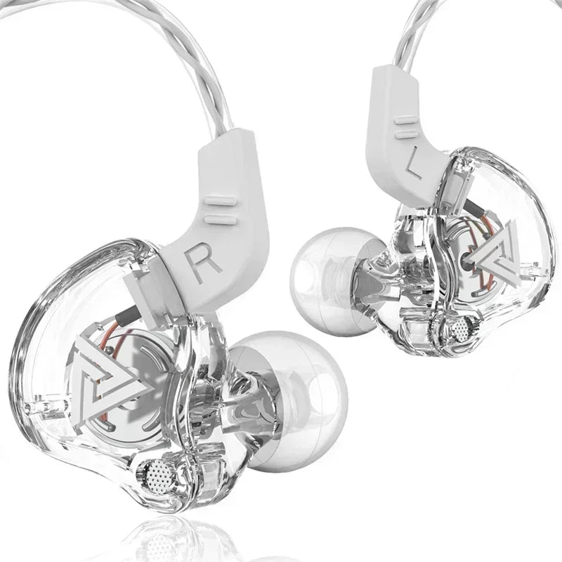 NEW QKZ AK6 Copper Driver HiFi Wired Earphone 3.5MM Race Sport Headphone Bass Stereo Headset Music Earbuds In Ear With Mic