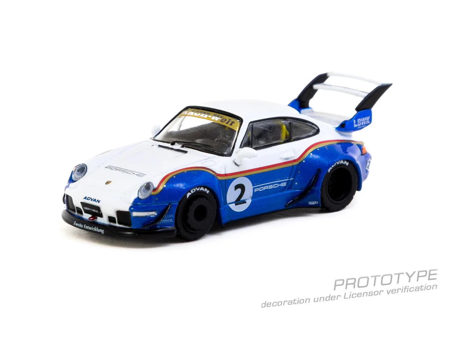 In Stock TW 1:64 RWB 993 Liberty Walk LBWK Diecast Car Model Collection Toys Tarmac Works