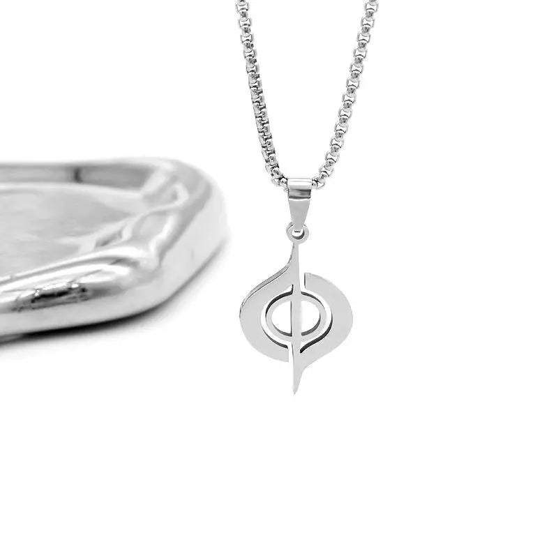 Necklace for Women Honkai Star Rail Necklaces Female Element Pendant Trend Silver Color Stainless Steel Fashion Couples Gift