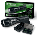 EcoGear FX TK120 Professional LED Flashlight Kit with Batteries