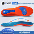 Orthopedic Sports Elasticity Insoles For Shoes Sole Unisex Technology Shock Absorption Breathable Running Insoles