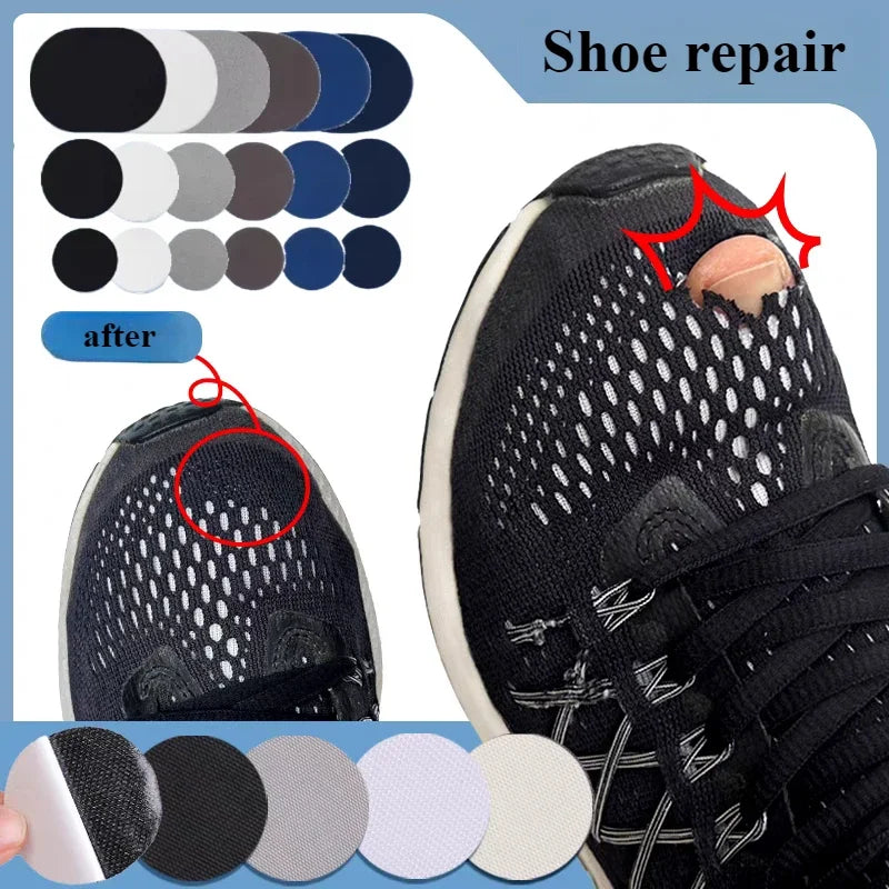 6Pcs Sports Shoe Repair Patches, Self-Adhesive Sneakers Heel & Vamp Protector Stickers