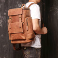 ALLFASHION™ – HeritageLeather Laptop Backpack