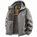 Men's Autumn and Winter Outdoor Hooded Jacket, Suitable for Daily Wear at Home, for Travel, Parties, Commuting, Outdoor Fashion Versatile, Enhances Temperament, Streetwear, Travel Wear.