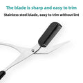 Stainless Steel Eyebrow Trimming cissors with built-in Comb Pink/White/Black SPrecise Grooming Tool Creating Perfect Eyebrows