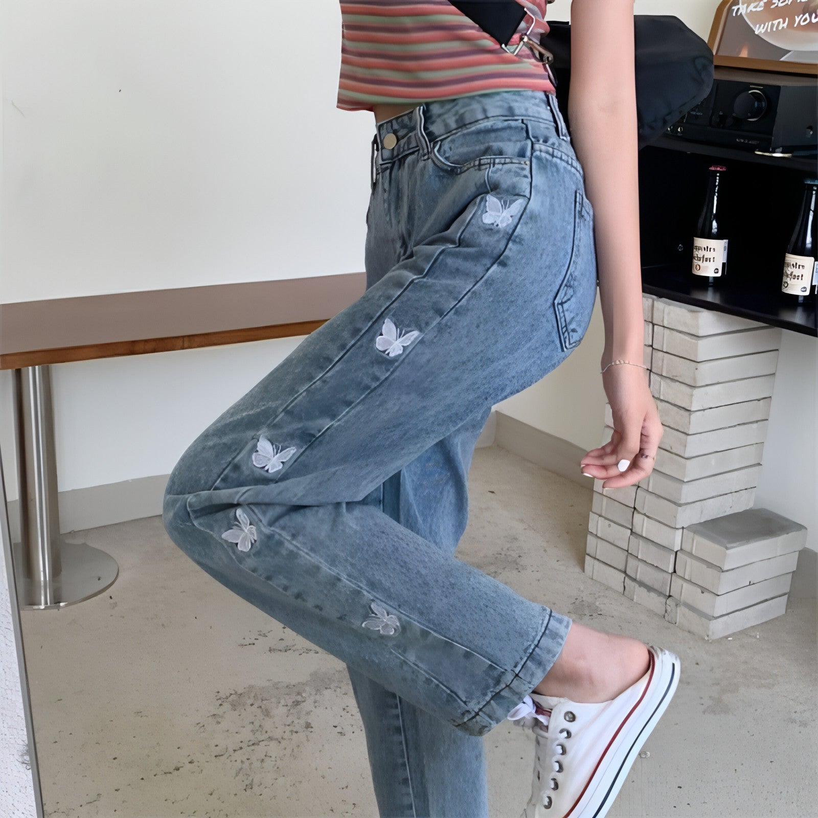 DenimDare™ Butterfly Straight Jeans