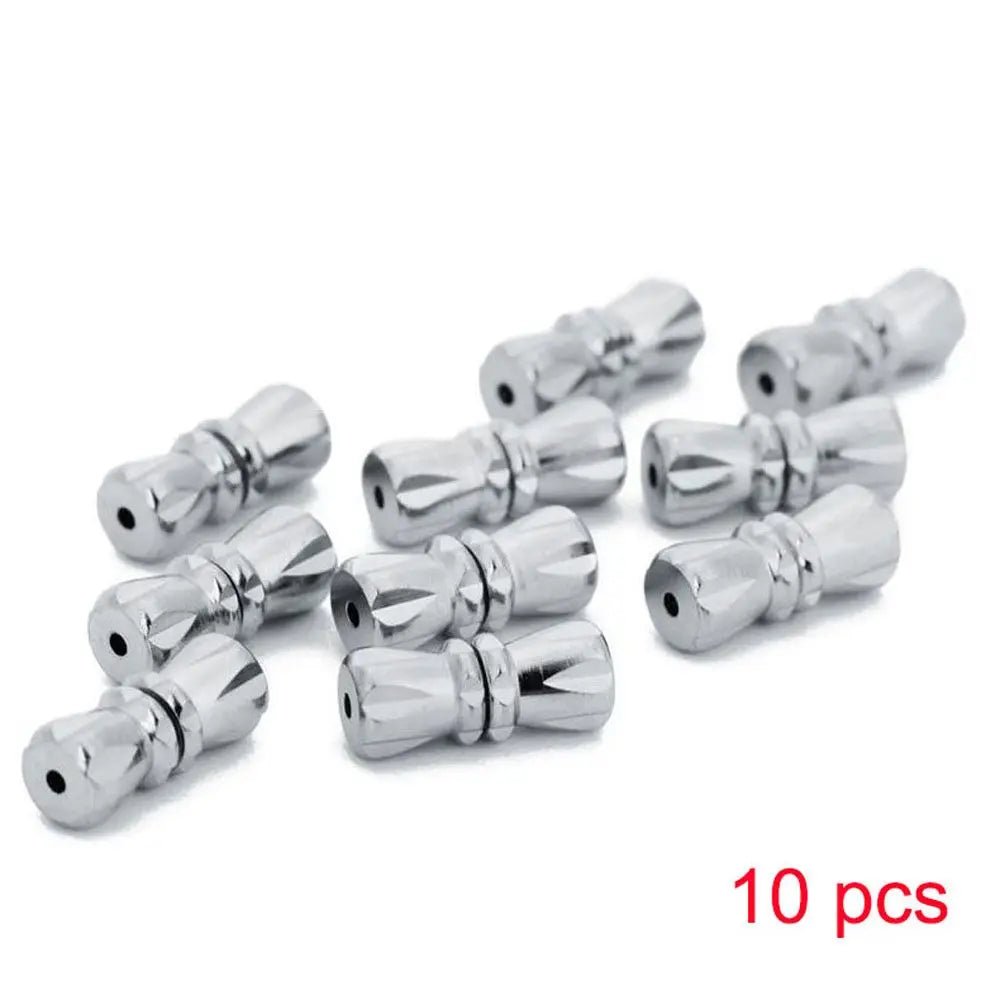 10Pcs For Necklace Bracelet Accessories Connect buckle Jewelry Making Spacer Beads Findings Hole Screw Clasps