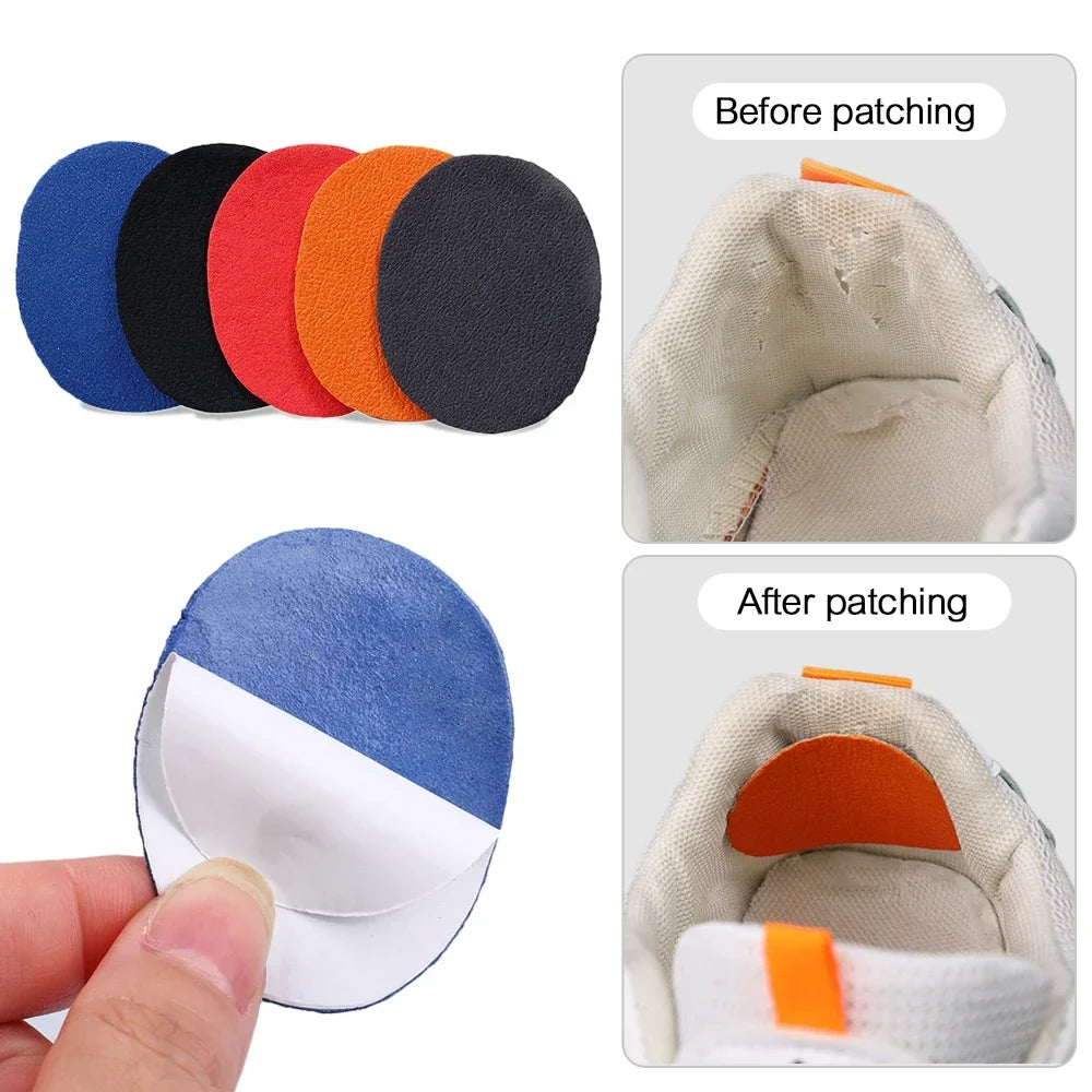 6Pcs Sports Shoe Repair Patches, Self-Adhesive Sneakers Heel & Vamp Protector Stickers