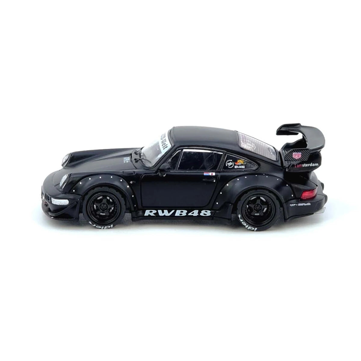 INNO64 1:64 Porsche 911 RWB 964 "Rauh-Welt" Black Diecast Model Car In Stock Ready To Ship