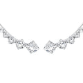 Crystal Droplet Ear Climbers