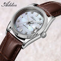Addies 585 Quartz Woman's Watch 28mm High Quality Sapphire Glass 50m Waterproof Dive Stainless Steel Business Ladies Watches