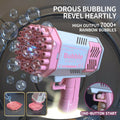 Handheld Automatic Bubble Blower, Electric Bubble Gun Launcher Toy for Kids Outdoor