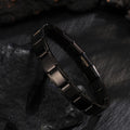 Trendy Square Italy Stainless Steel Bracelets For Women Men HipHop Metal Italian Modules Stretchable Gift Birthday Party Jewelry