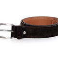 Sagrada Dark Brown Suede Belt