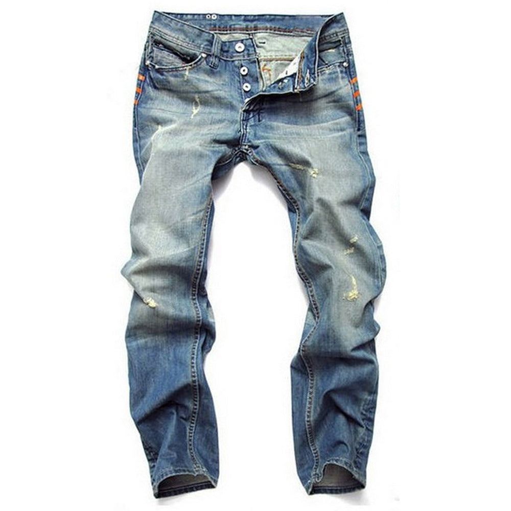 UrbanFlex™ – Herren-Jeans mit Rissen und Straight Fit