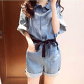 DenimDare™ Short Sleeve Jumpsuit