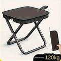 Portable Folding Stool with Handle, Outdoor Camping Fishing Stool, Zipper Stool for Outdoor