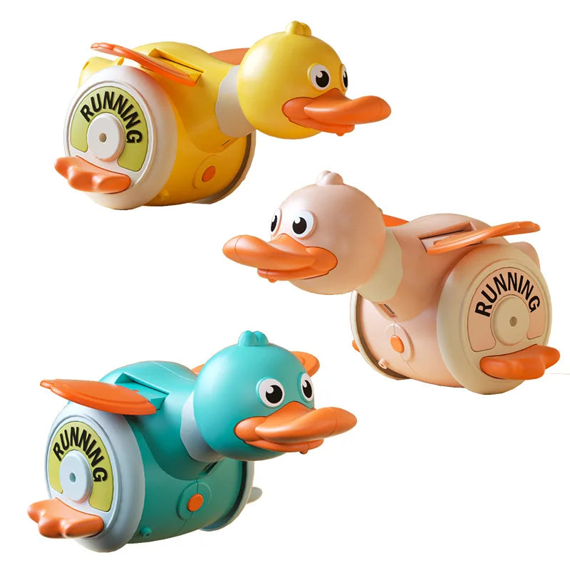 Electric Rotating Foraging Duck Toy Usb Rechargeable Crawling Training For Baby Toddler Early Development Parent Interactive Toy