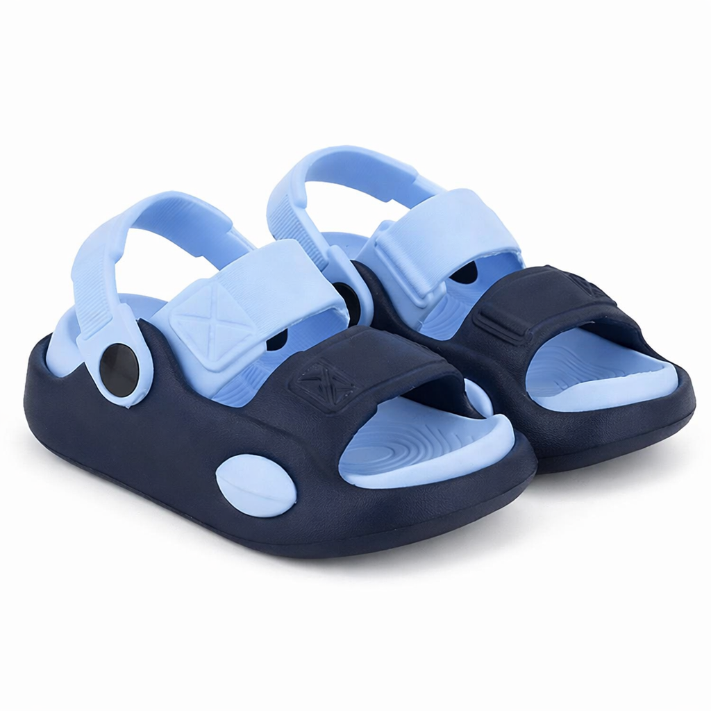 Kids Blue Comfort Velcro Sandals