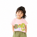 Girls Elephant Print T-Shirt with Cargo Pants