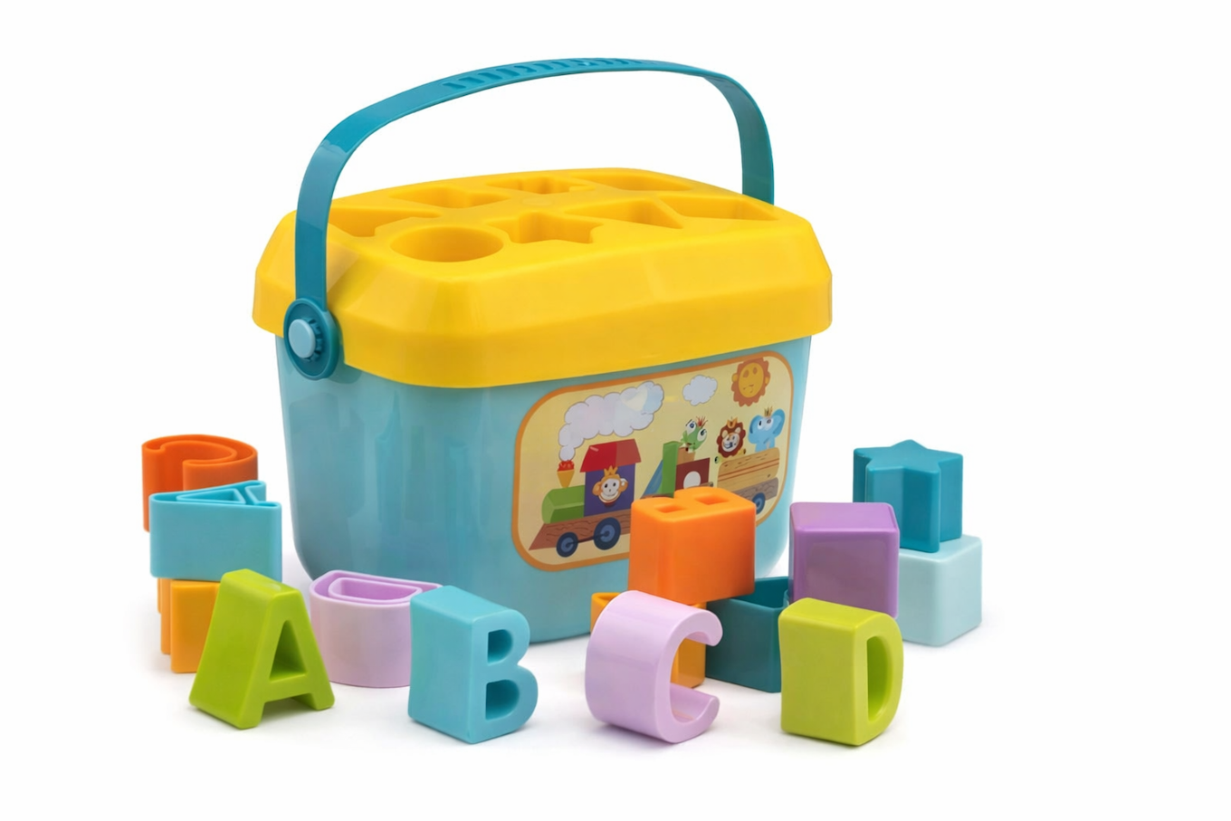 Educational Shape Sorter Bucket Toy