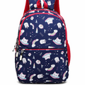Stylish Cartoon Print School Bag