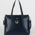 Baggit Women's Glossy Dark Blue Handbag