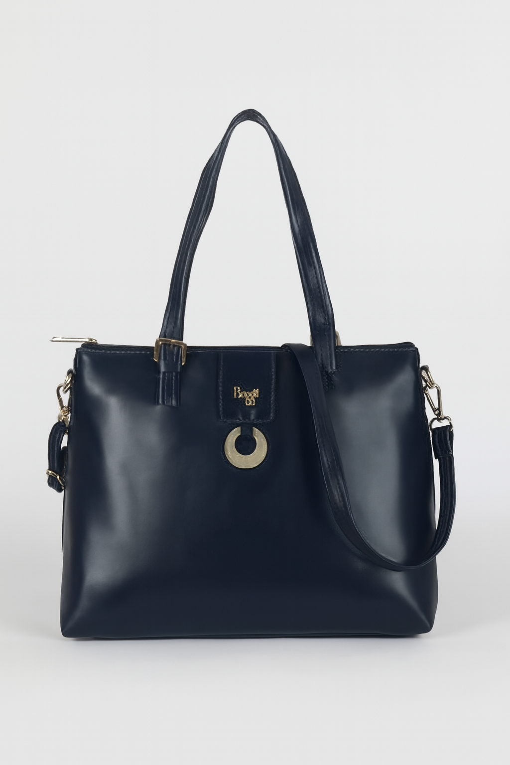 Baggit Women's Glossy Dark Blue Handbag