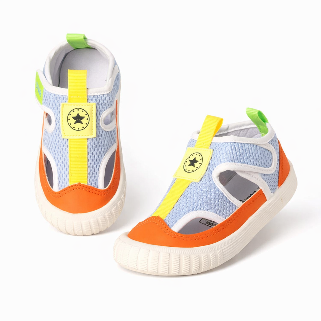 Kids Mesh Cutout Casual Shoes