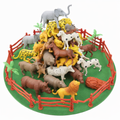 Wild Animal Figures Playset for Kids
