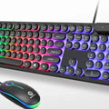 Ninja Dragons Z9i USB Wired Light Up Gaming Keyboard and Mouse Set